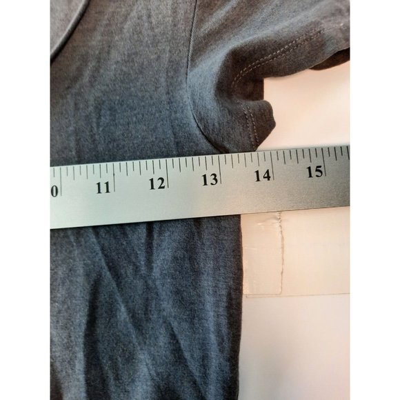 United Colors of Benetton womens grey midi scoop neck fit and flare dress size S - Picture 7 of 12